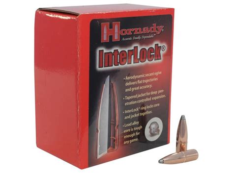 nosler factory loads the 115 partition but for some reason <b>hornady</b> doesn't load the 117 spitzer <b>interlock</b> for the 257 bee,although they load it for the 25-06 rem. . Hornady 7mm 175 gr interlock